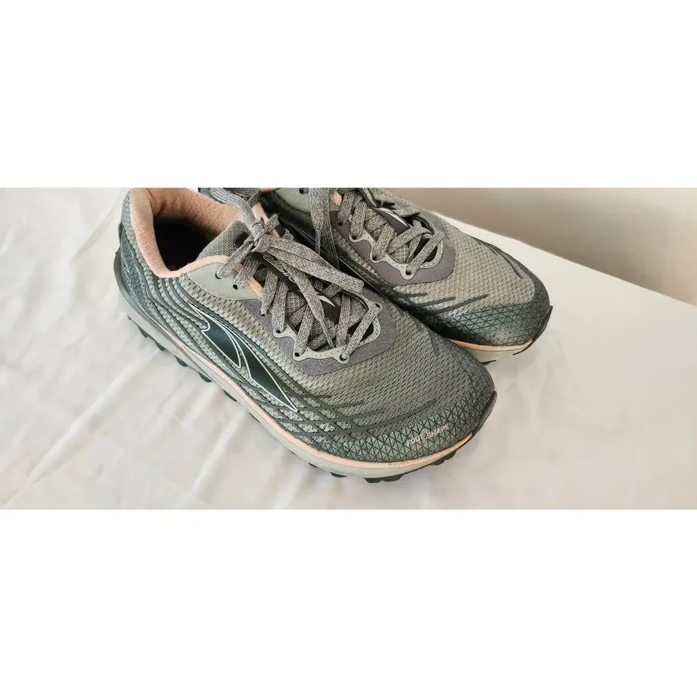 Altra Timp 2 Women's Trail Running Shoes Lily Pad Gray Pink Sz 8.5